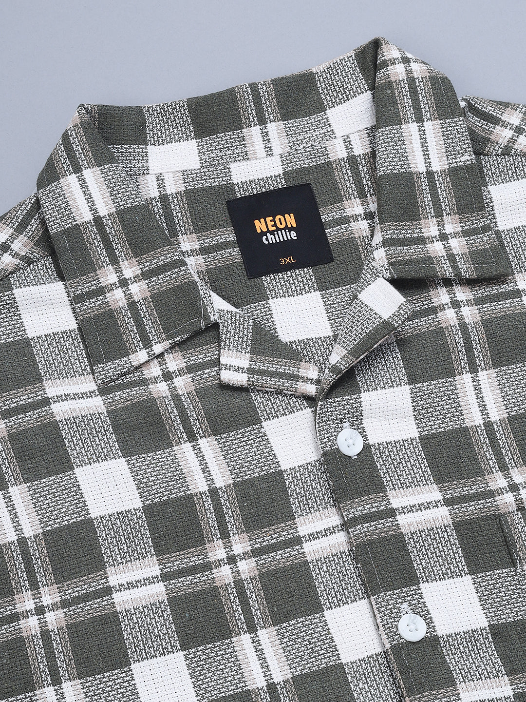 Men Open Collar Regular Fit Half Sleeve Shirt (NC-Plus-522)