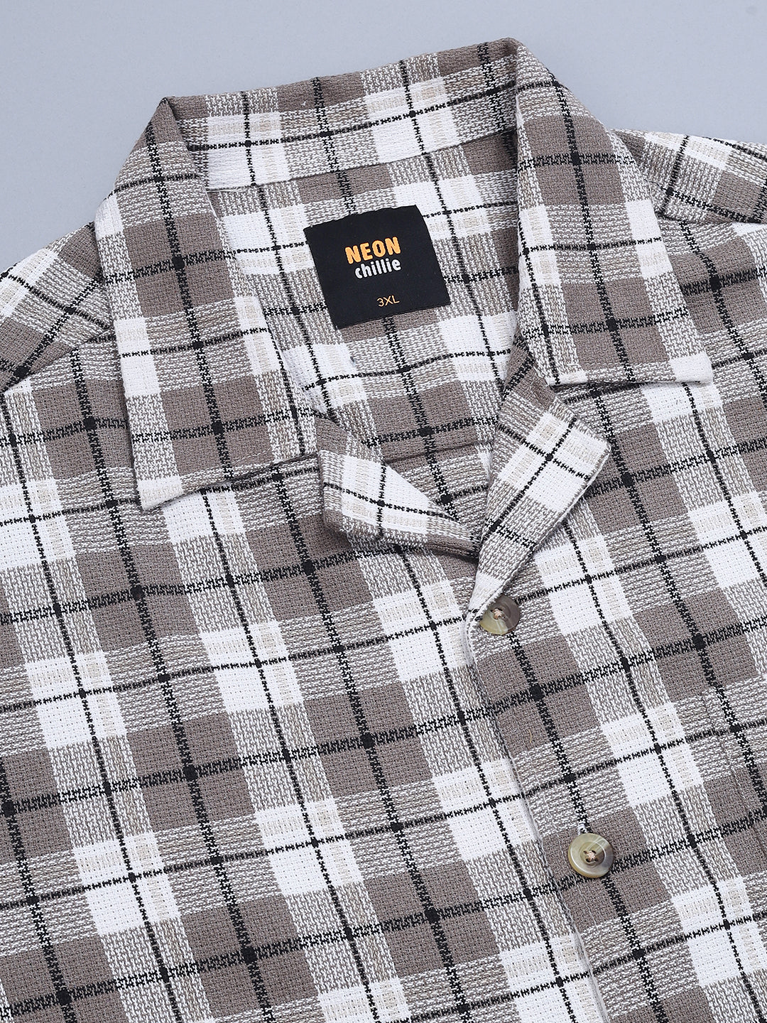 Men Open Collar Regular Fit Half Sleeve Shirt (NC-Plus-525)