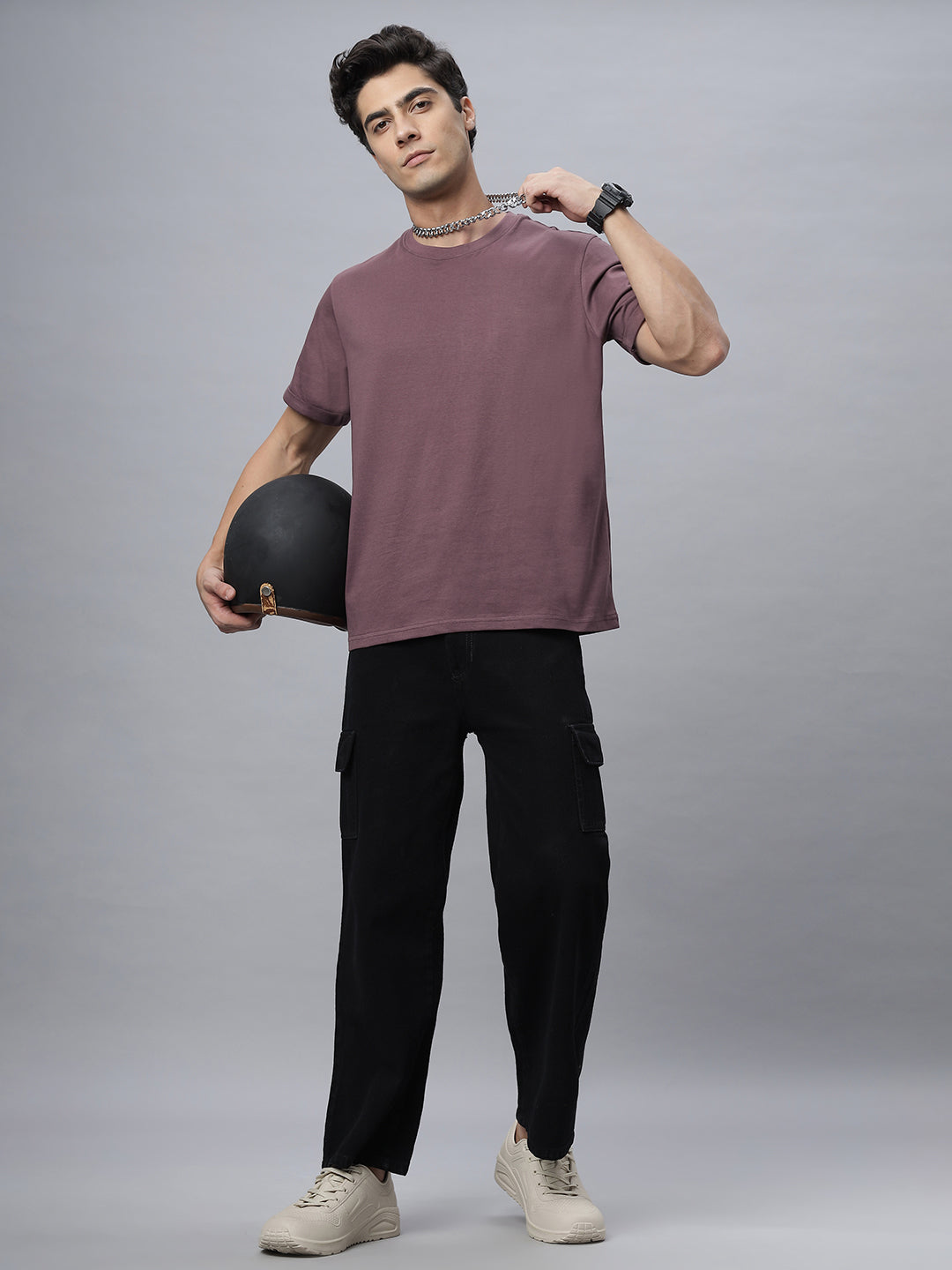 Oryn | Crew Neck Tee Shirt ( NC-104-T- Marchella )