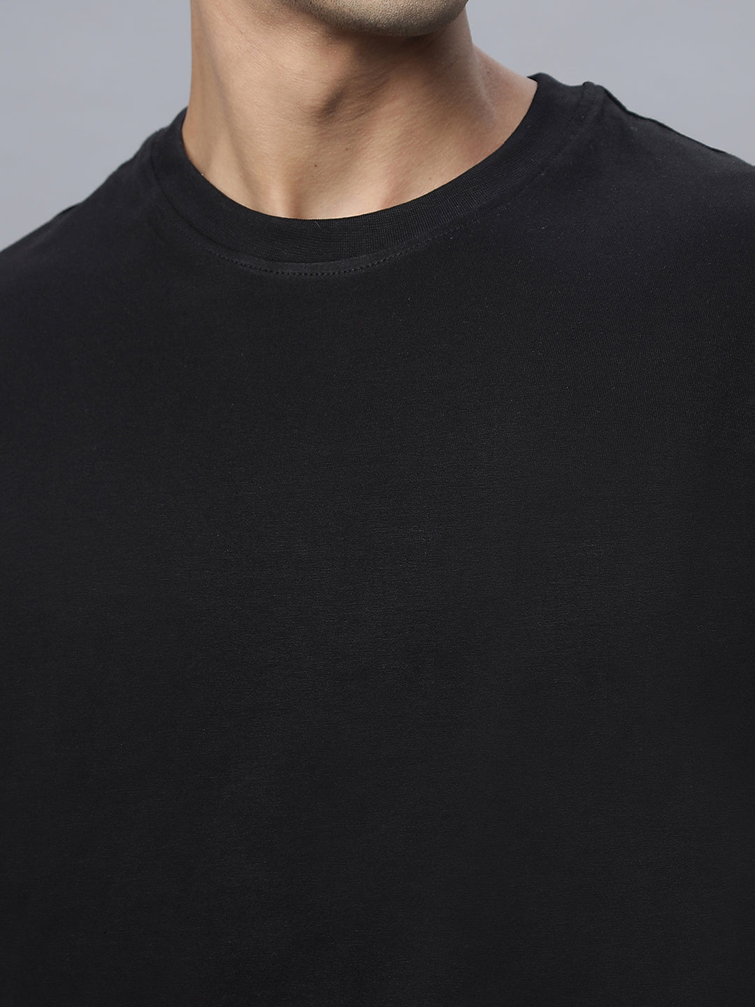 Oryn | Crew Neck Tee Shirt ( NC-104-T- Black )