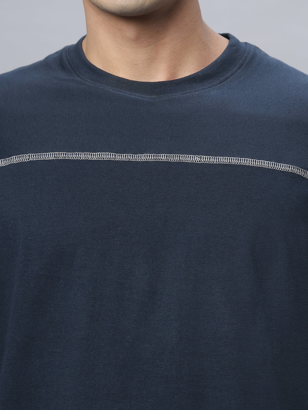 Knoxx | Crew Neck Tee Shirt ( NC-103-T-Navy )