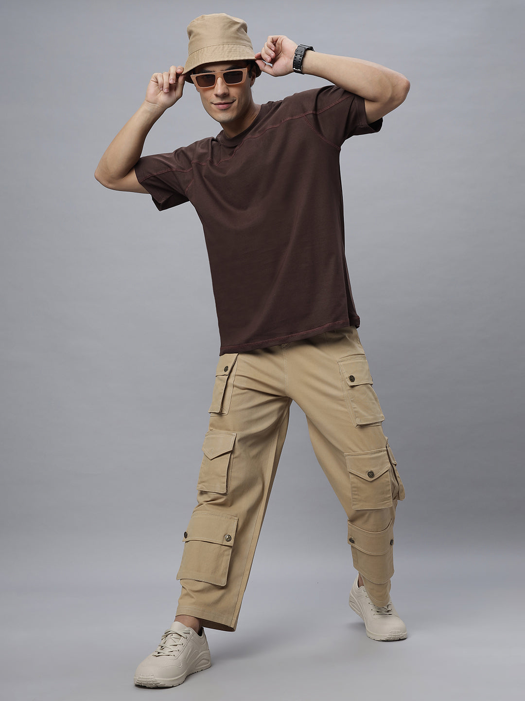 Knoxx | Crew Neck Tee Shirt ( NC-103-T-COFFEE )