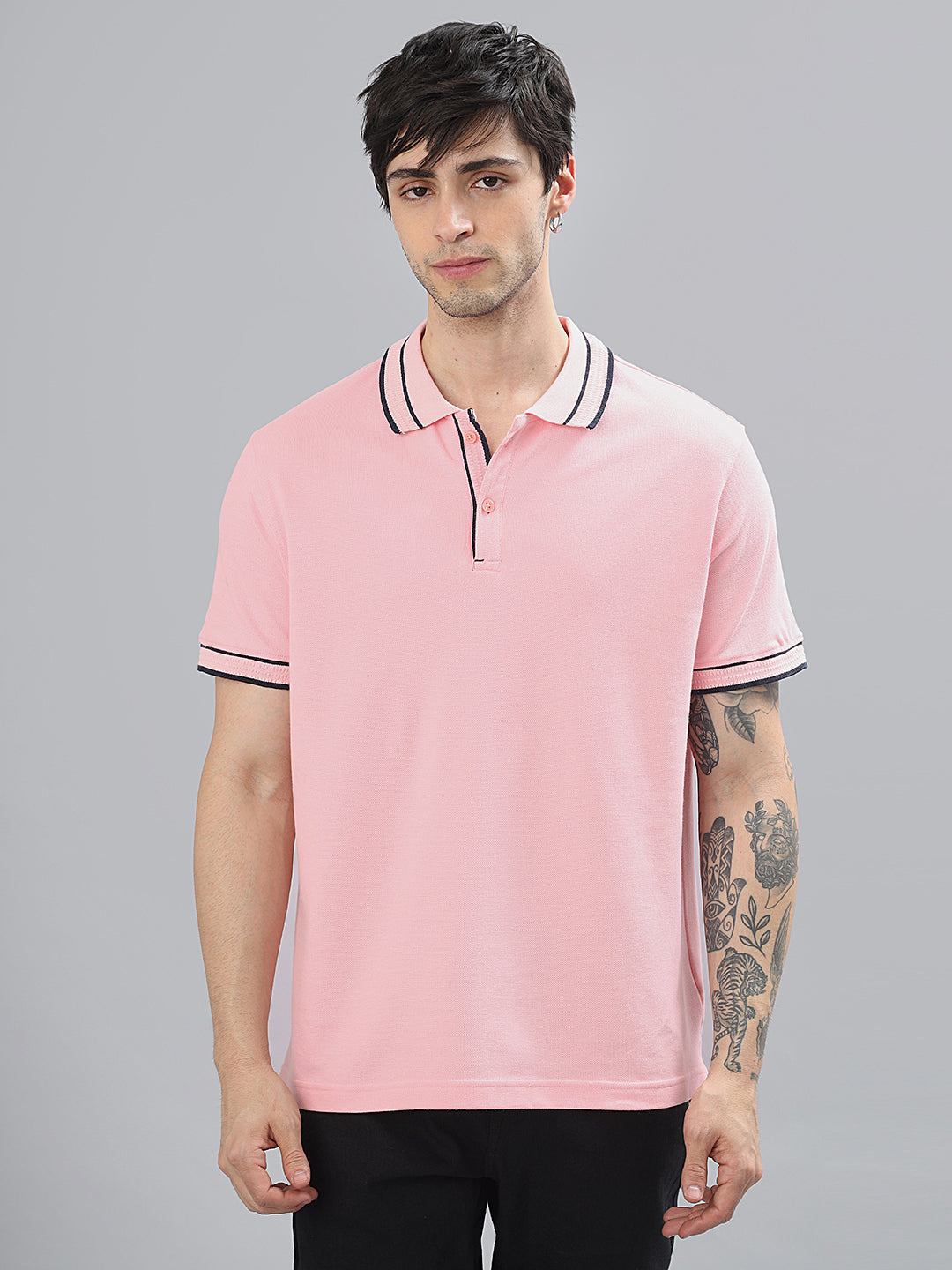 Neon Chillie Polo T-shirt for Men (NC-111-Pink)