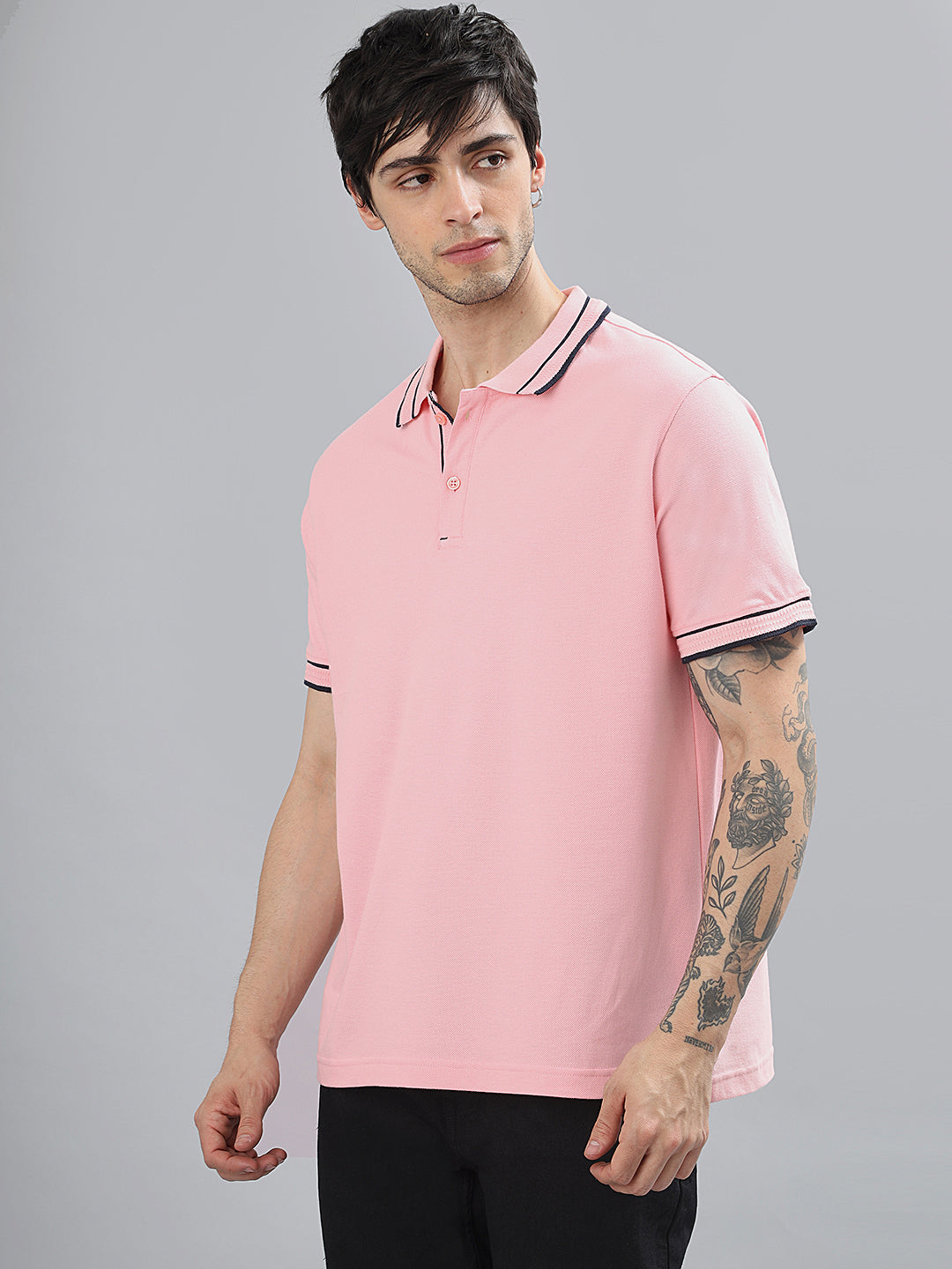 Neon Chillie Polo T-shirt for Men (NC-111-Pink)