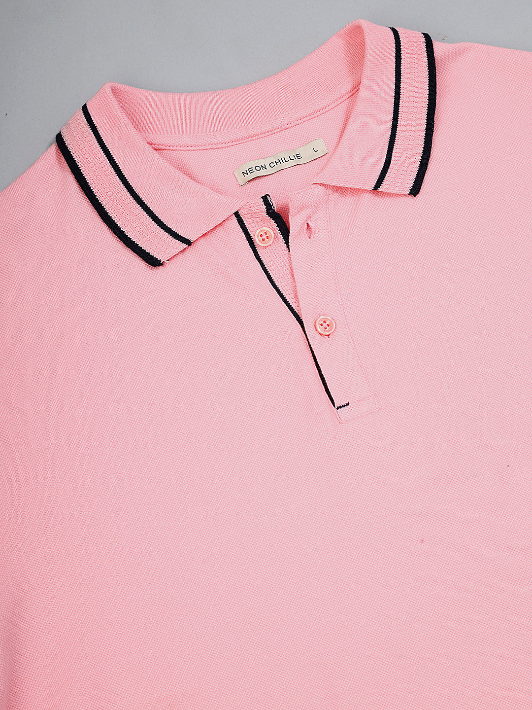 Neon Chillie Polo T-shirt for Men (NC-111-Pink)