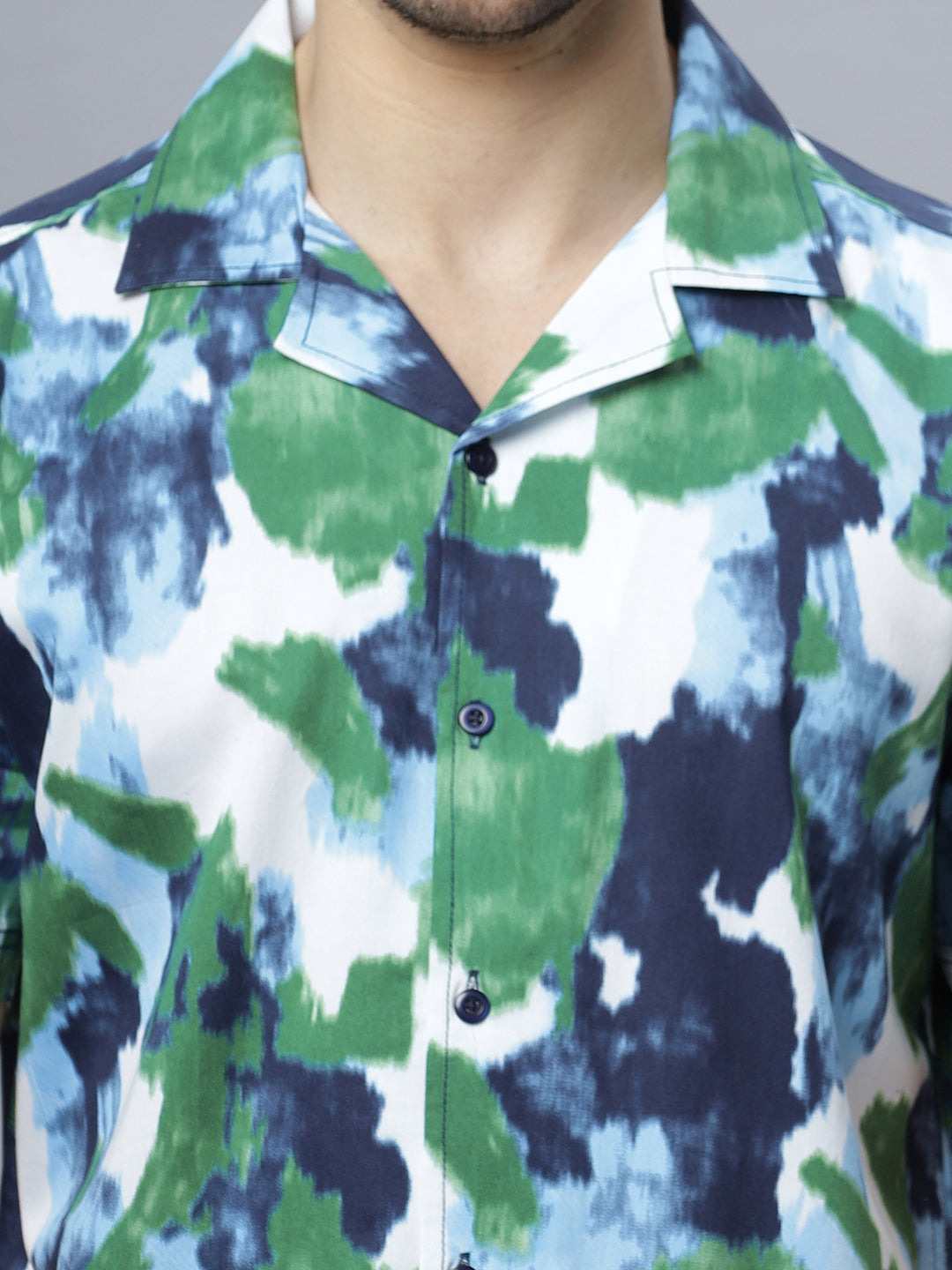 Slay Summer | Half Sleeve Camp Collar Printed Shirt ( NC-HS-508 )