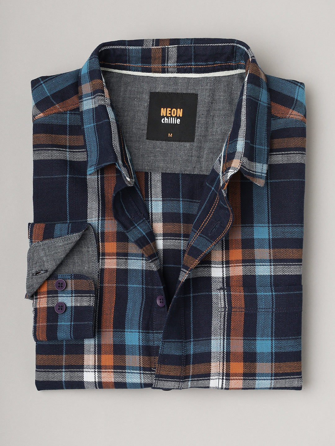 Cory | Multi color Blue Regular Fit Shirt ( NC-FS-2K8 )
