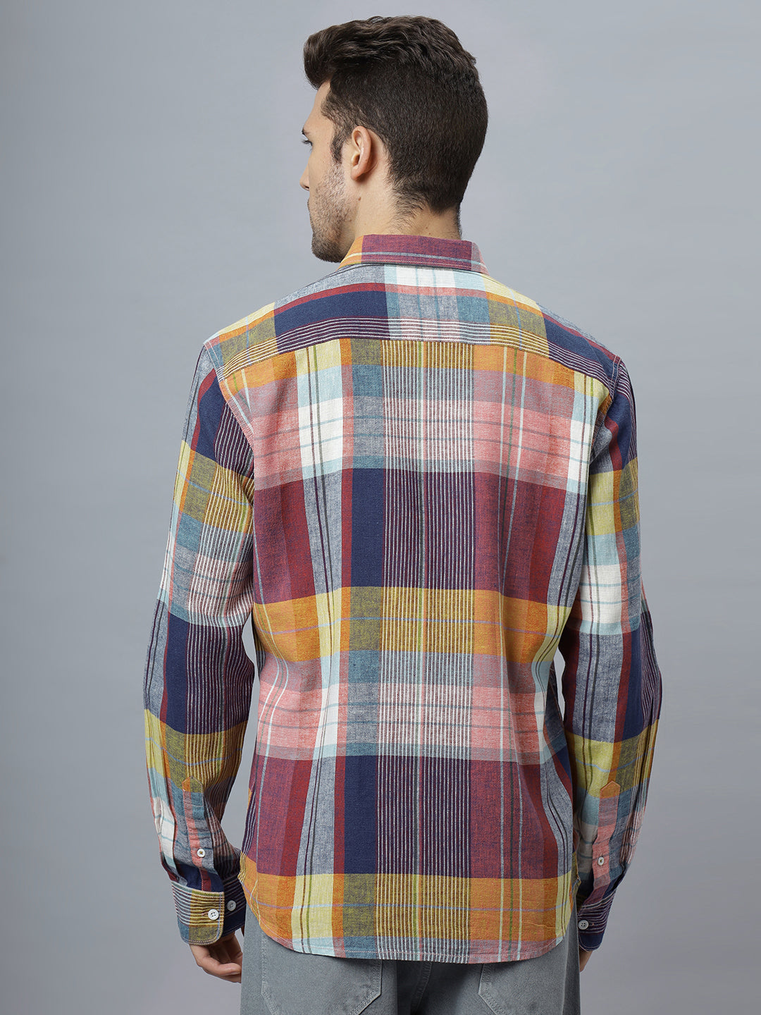 Clyde | Multi Color Linen Smart Fit Shirt ( NC-FS-2K6 )