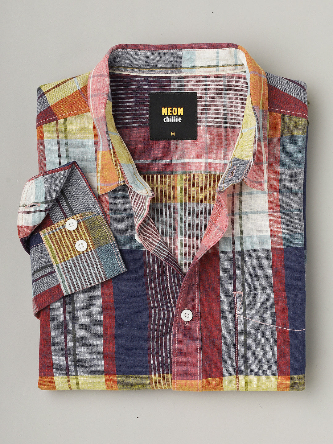 Clyde | Multi Color Linen Smart Fit Shirt ( NC-FS-2K6 )