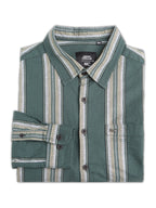 Plus Size Cotton 1 Pocket Regular Fit Smart Casual Shirt  - Green - Style 1269