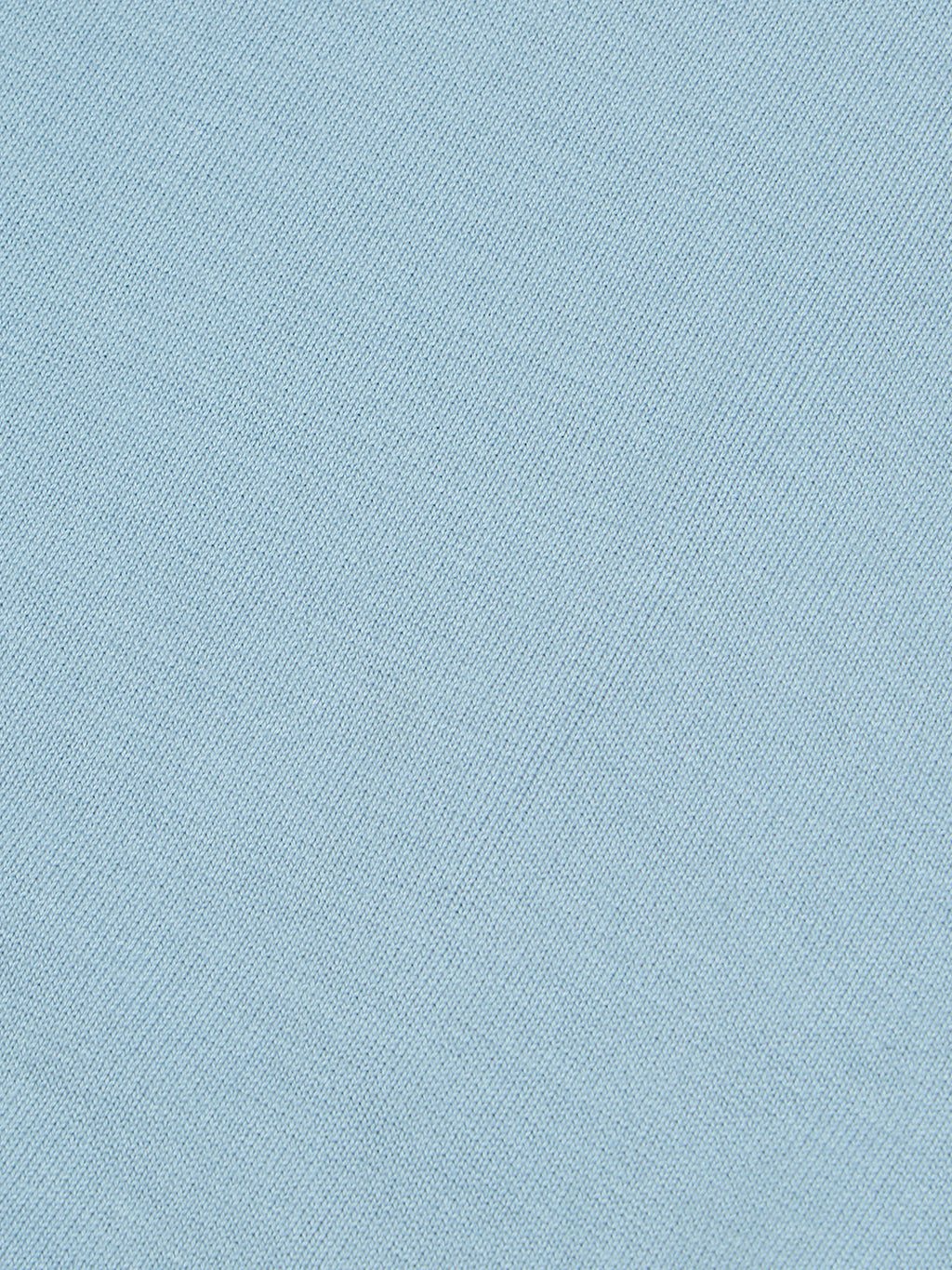 Flat Knit Full Sleeve Polo Ribbed T Shirt  - Light Blue - Style 133