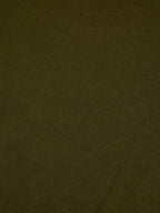 Flat Knit Full Sleeve Polo Ribbed T Shirt  - Olive Green - Style 133