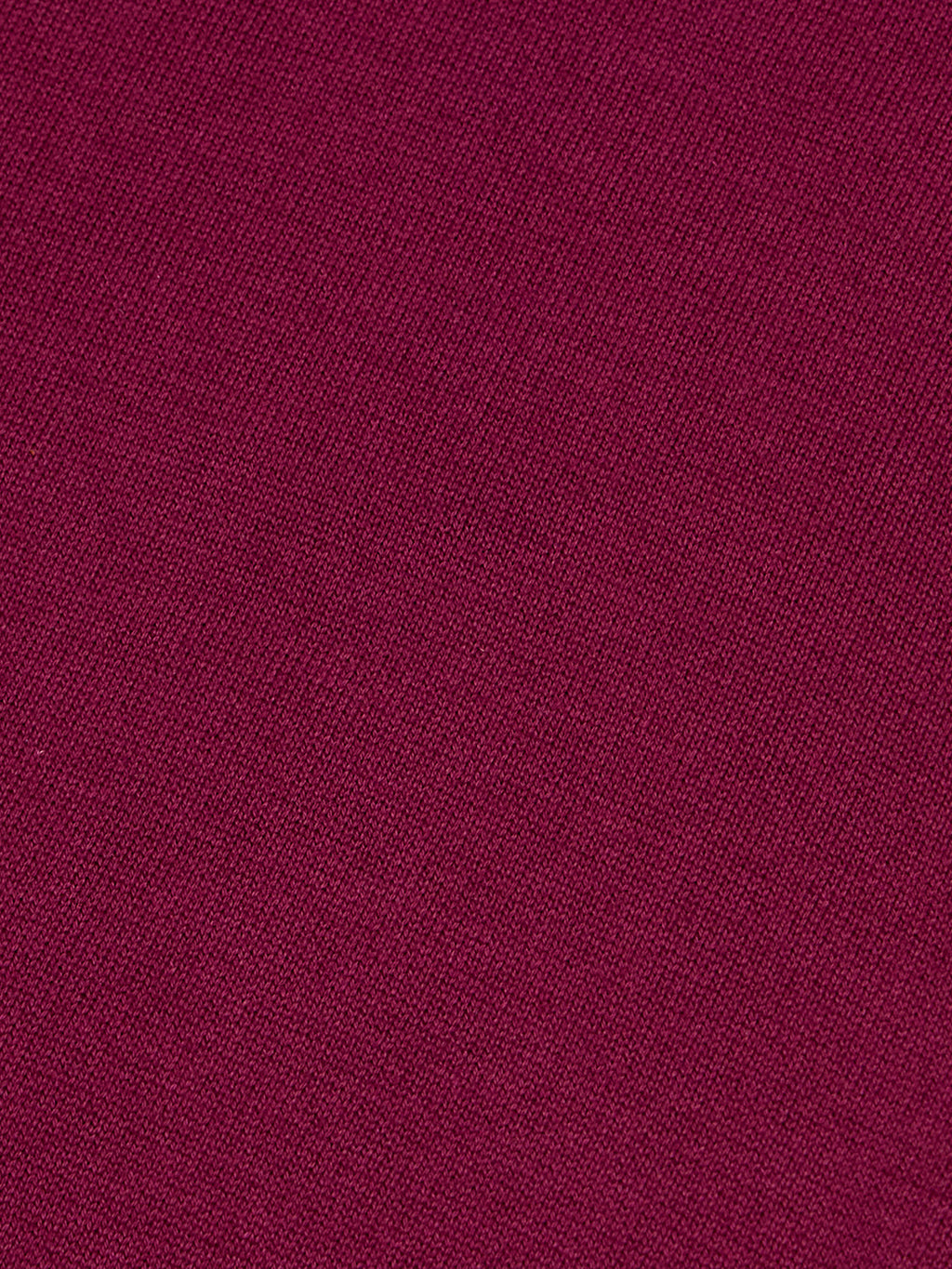 Flat Knit Full Sleeve Polo Ribbed T Shirt  - Maroon - Style 133