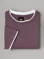 Drop-Shoulder Sleeves Heavy GSM Pure Cotton Oversize Fit T-shirt (NC-OS-102-Brown)