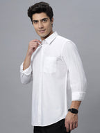 Pure White Linen shirt for Men (NC-FS-2K20-WHITE)