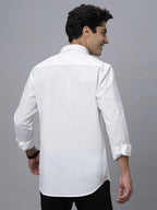 Pure White Linen shirt for Men (NC-FS-2K20-WHITE)