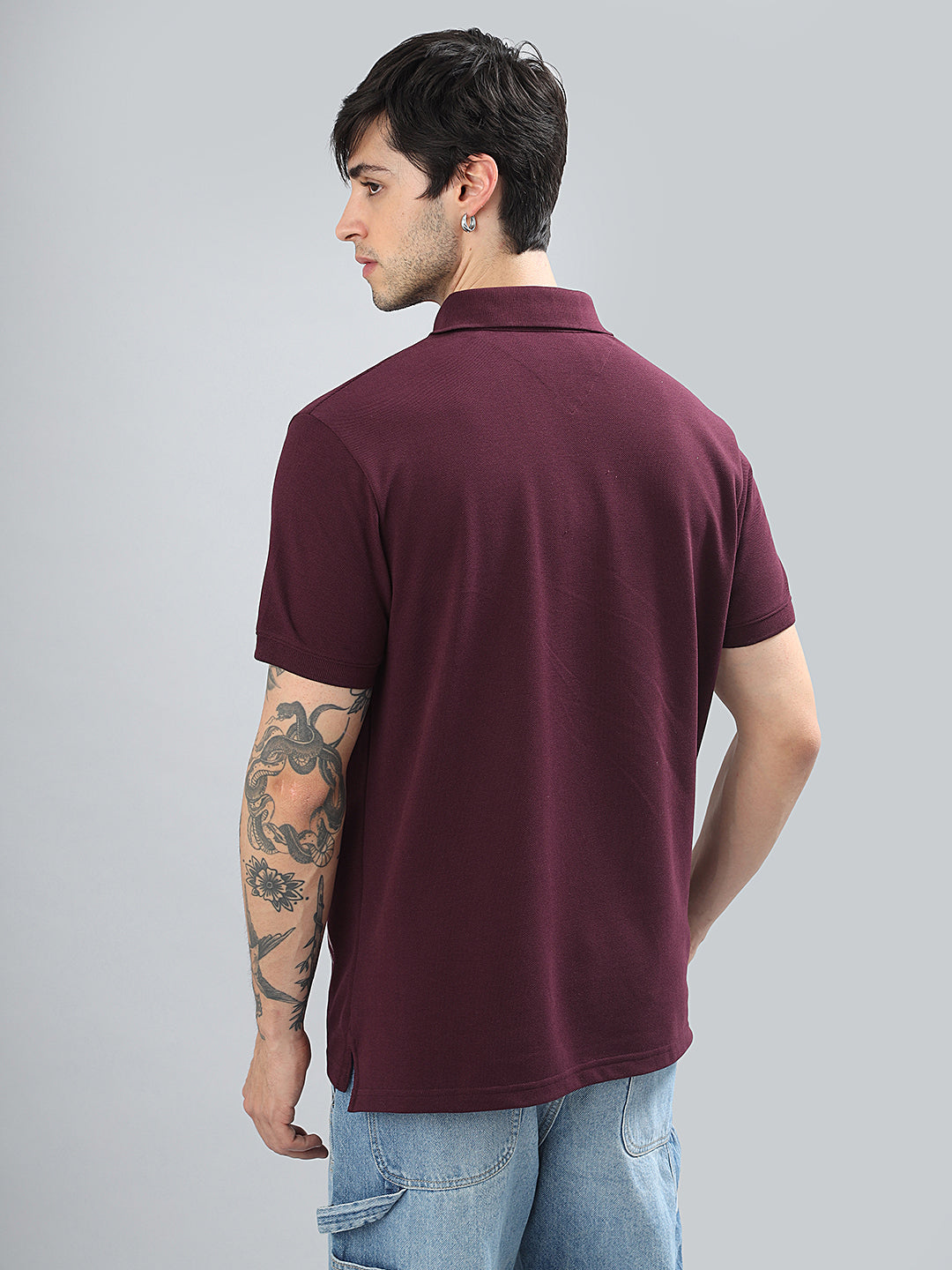 Neon Chillie Polo T-shirt for Men (NC-112-Wine)