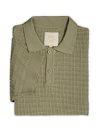 Flat Knit Half sleeve Polo Ribbed T Shirt- Style- NC-Plus-129-Mouse