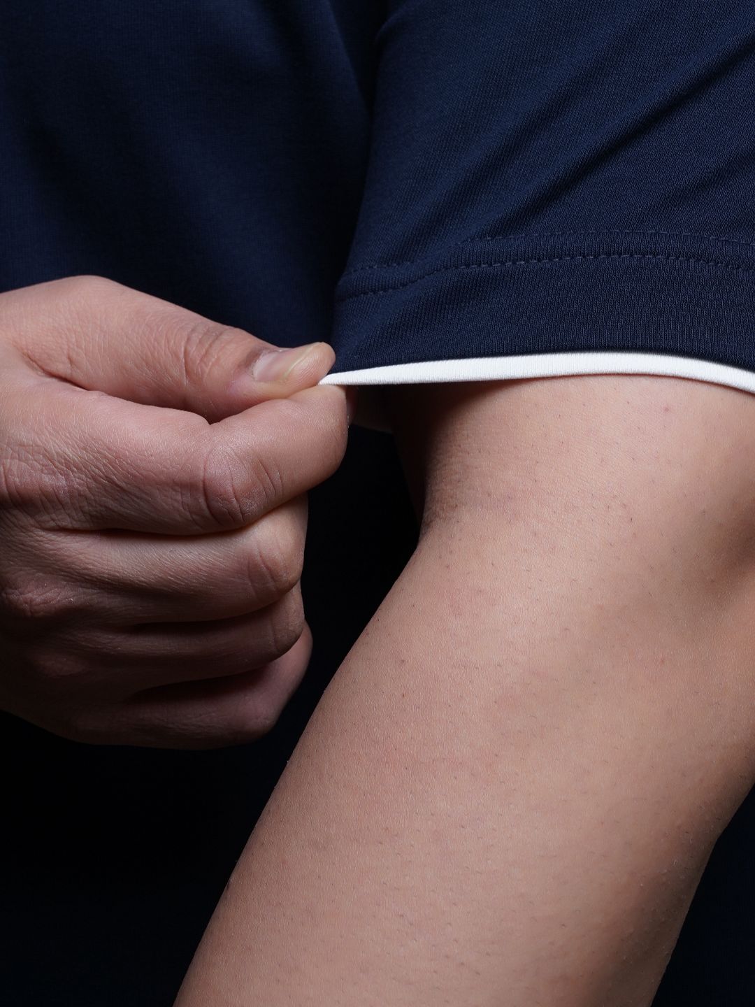 Crew Neck Half sleeve T Shirt - NC-Plus-101-Navy