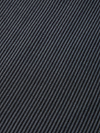 Plus Size Cotton Stripes Shirt 1 Pocket Regular Fit Smart Casual Shirt , Style-1270-Black