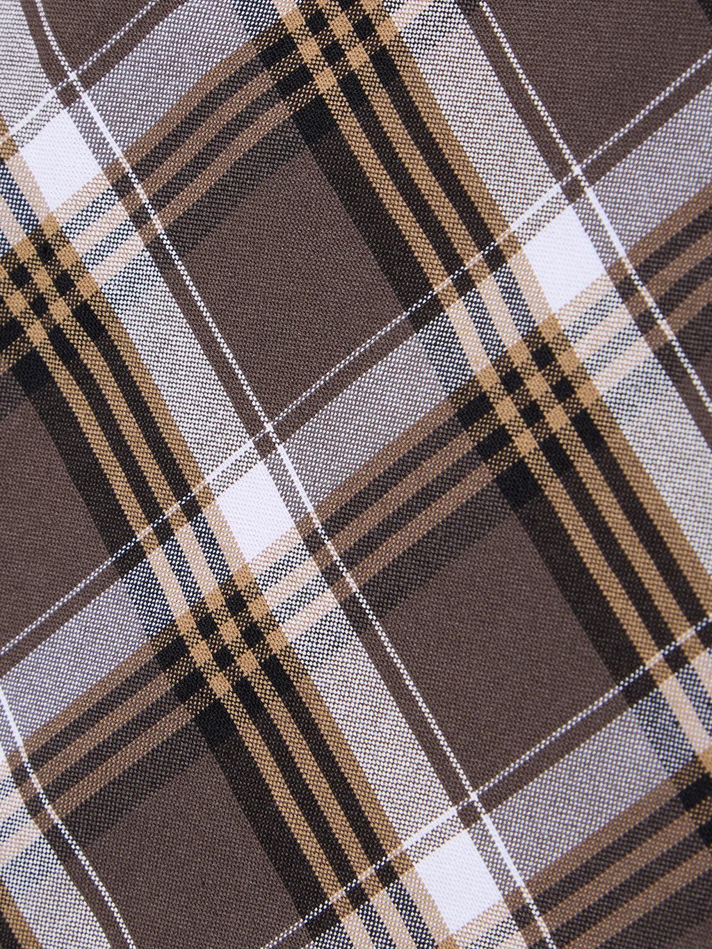 Plus Size Cotton Checks Shirt 1 Pocket Regular Fit Smart Casual Shirt, Style- Plus-1262-brown