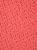 Flat Knit Half sleeve Polo Ribbed T Shirt -Style- NC-Plus-129-Carrot