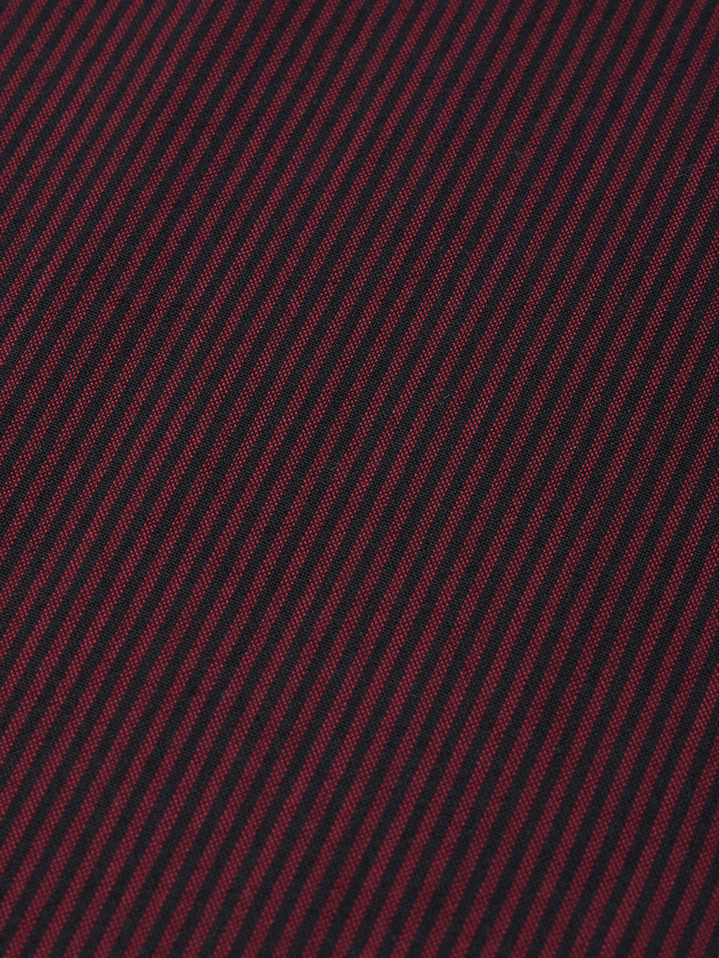 Plus Size Cotton Stripes Shirt 1 Pocket Regular Fit Smart Casual Shirt, Style-1270-Maroon