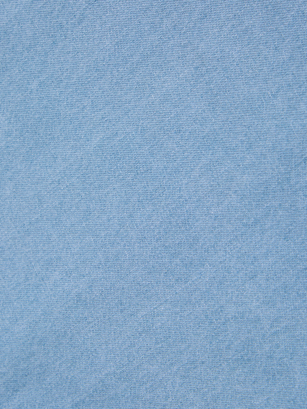 Plus Size Denim Regular Fit Smart Casual Shirt - Light Blue
