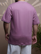 Crew Neck Half sleeve T Shirt - NC-Plus-101-SolmanPink