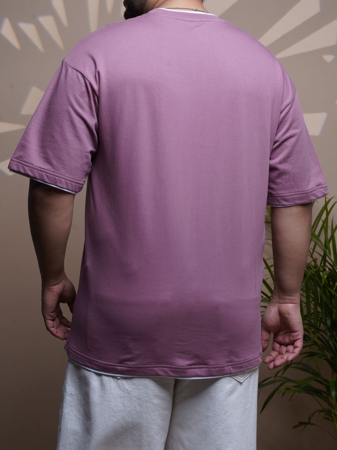 Crew Neck Half sleeve T Shirt - NC-Plus-101-SolmanPink