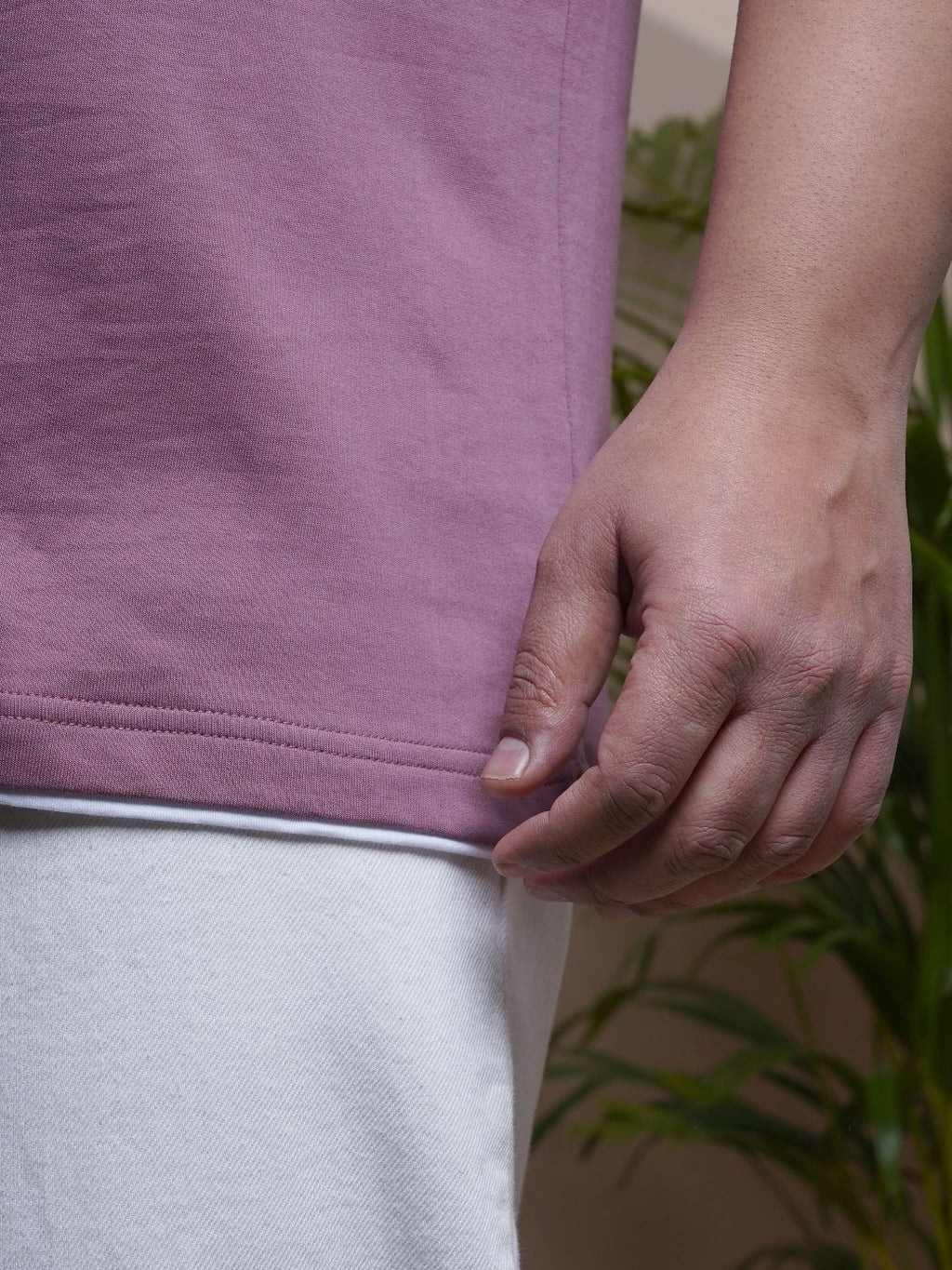 Crew Neck Half sleeve T Shirt - NC-Plus-101-SolmanPink