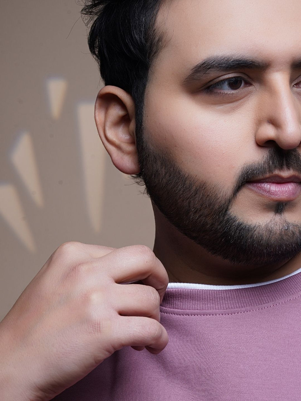 Crew Neck Half sleeve T Shirt - NC-Plus-101-SolmanPink