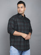Black and Green Full Sleeve Casual Shirt- Code- 2K35