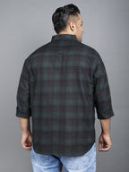Black and Green Full Sleeve Casual Shirt- Code- 2K35