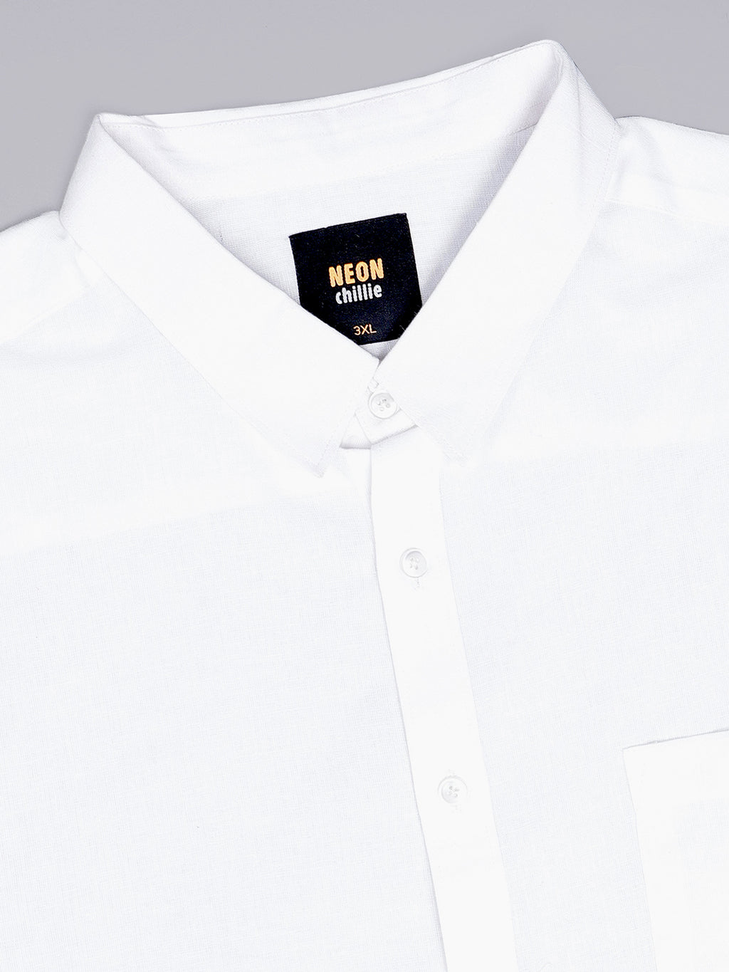 Pure White Cotton Linen Casual Full Sleeve Shirt.. Style Code- NC-2k20-White