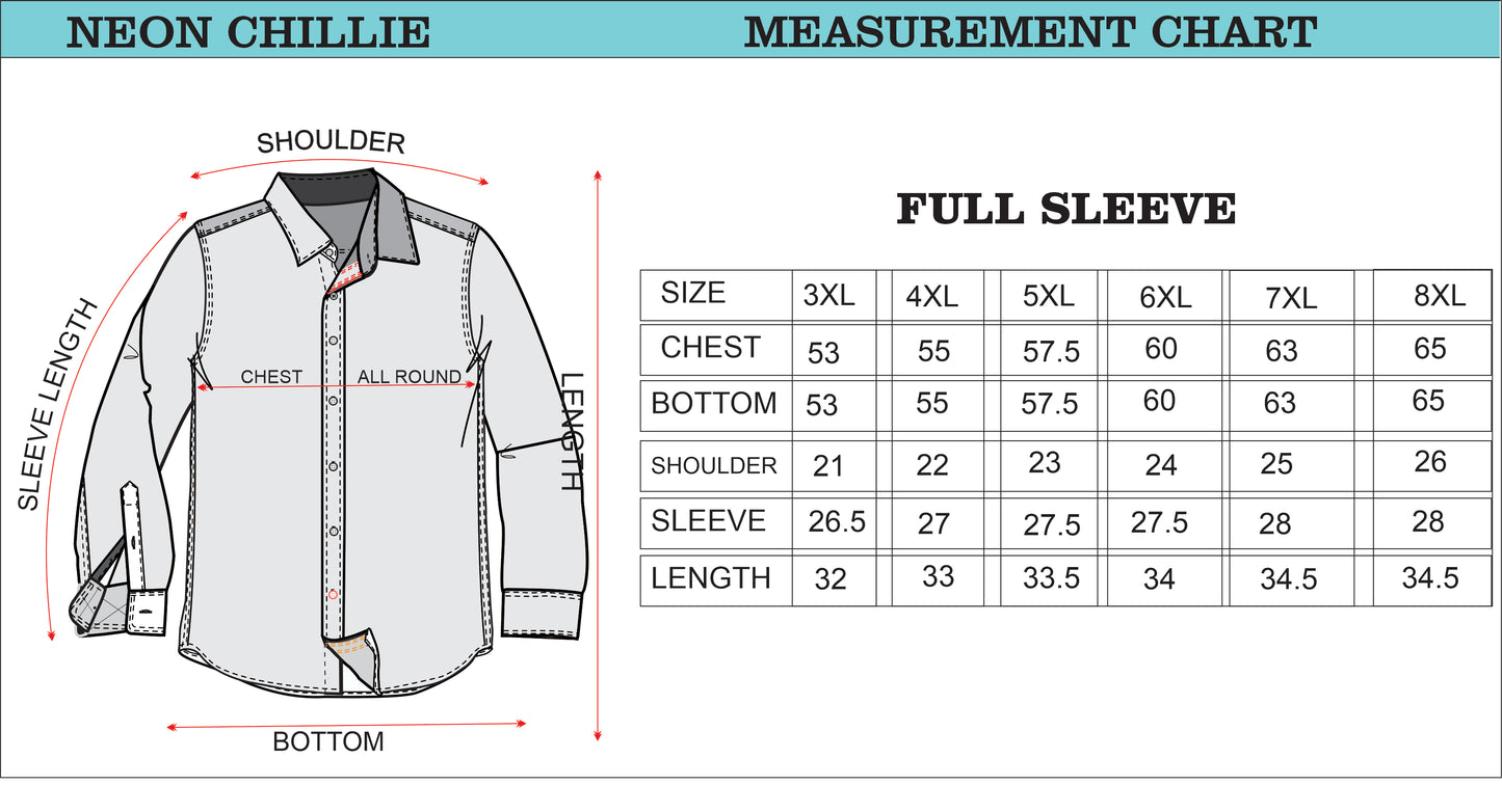 Plus Size Pure Cotton Regular Fit Checked Flap Pocket Smart Casual Shirt (NC-2K57)