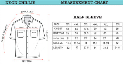 Black Linen Open Collar Half Sleeve Plus Size Full Camp Collar Casual Shirt (NC-520)