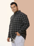 Winter Shirt Regular Fit Smart Casual Shirt -Style- 1218- Black
