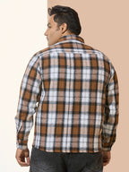 Winter Shirt Regular Fit Smart Casual Shirt - Brown