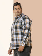 Winter Shirt Regular Fit Smart Casual Shirt - Khaki