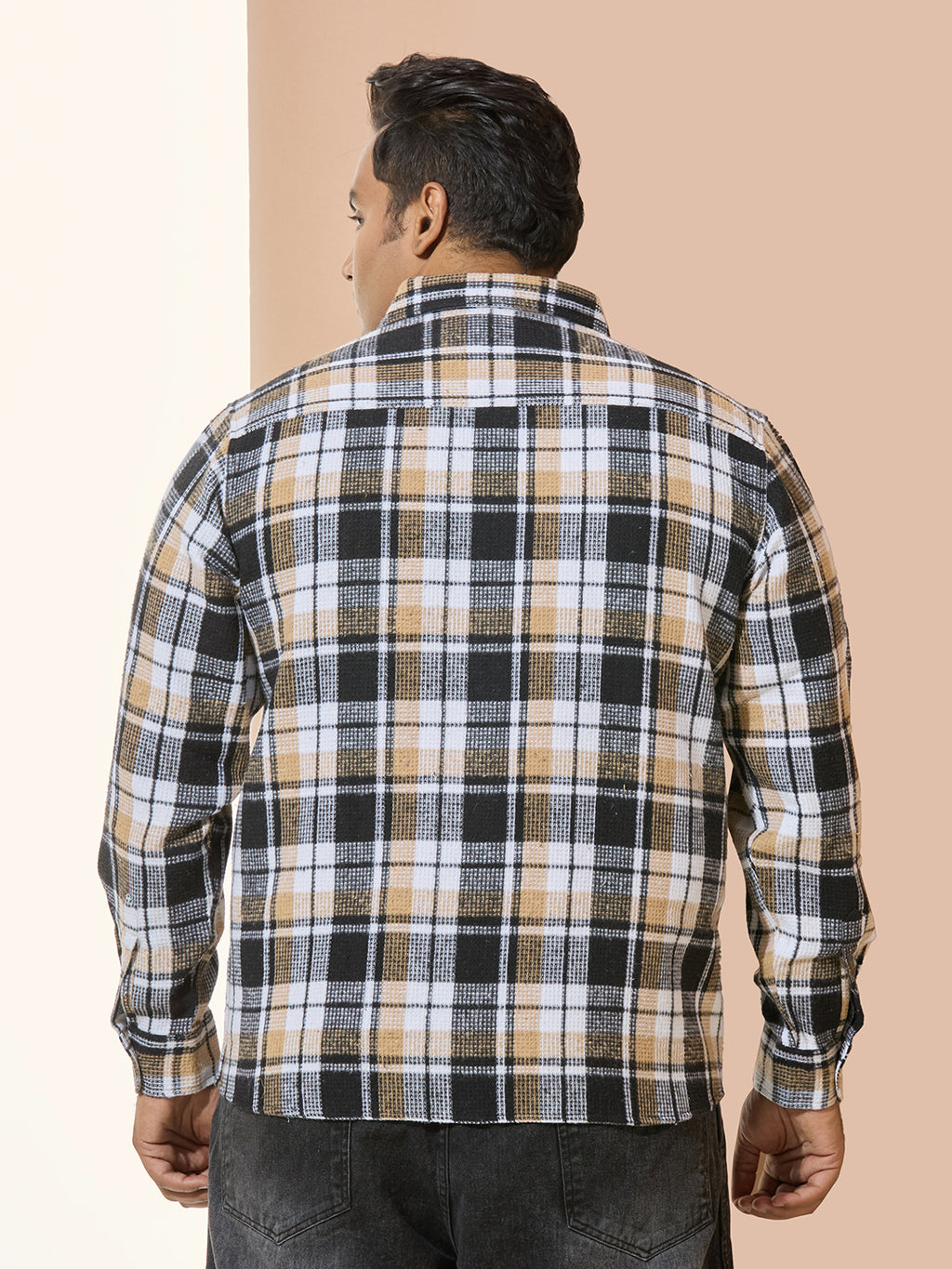 Winter Shirt Regular Fit Smart Casual Shirt - Khaki