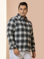 Winter Shirt Regular Fit Smart Casual Shirt - Blackgrey