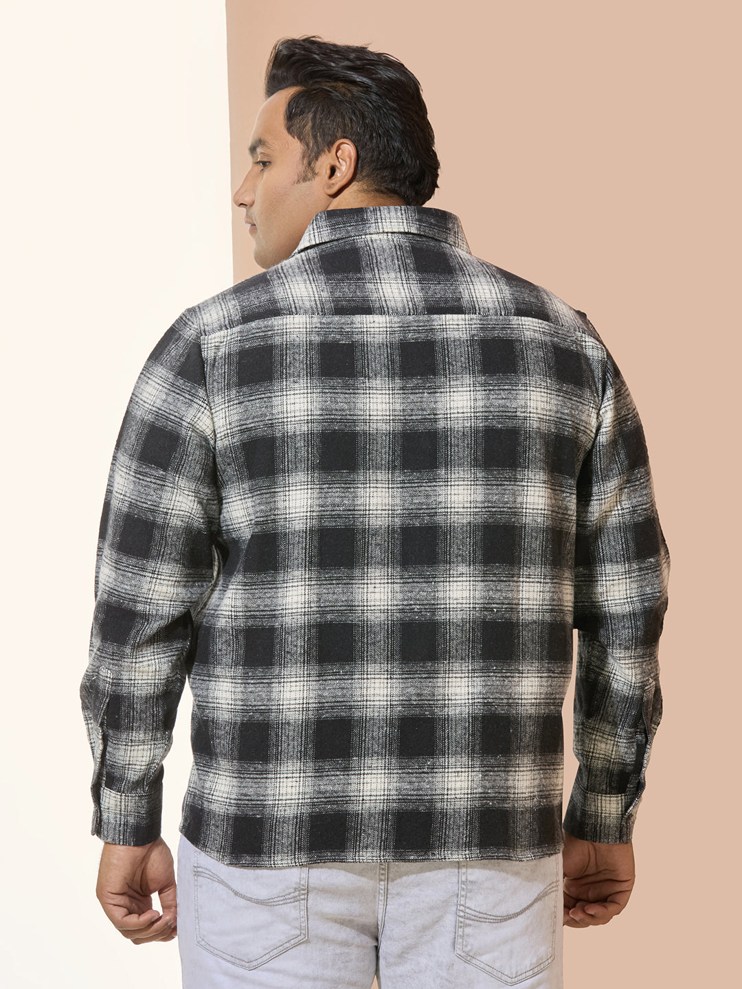 Winter Shirt Regular Fit Smart Casual Shirt - Blackgrey