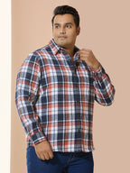 Winter Shirt Regular Fit Smart Casual Shirt - Orange