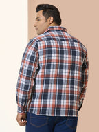 Winter Shirt Regular Fit Smart Casual Shirt - Orange