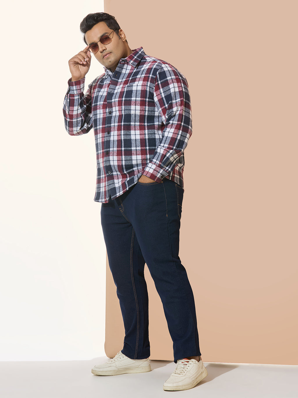 Winter Shirt Regular Fit Smart Casual Shirt - Style NC-1221-Wine