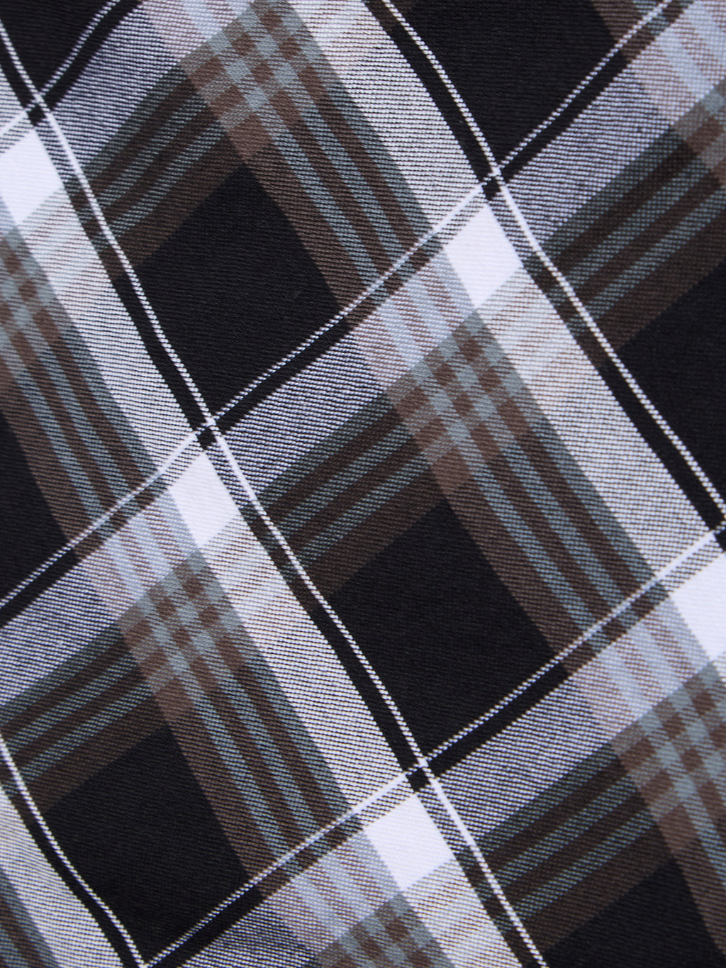 Plus Size Cotton Checks Shirt 1 Pocket Regular Fit Smart Casual Shirt, Style- Plus-1262-black